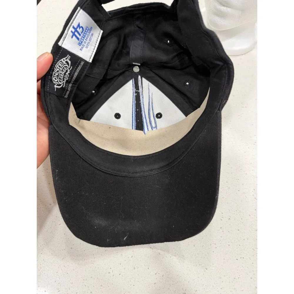 Monster Garage‎ Flame Racing Baseball Cap Black Blue Adult Men One Size